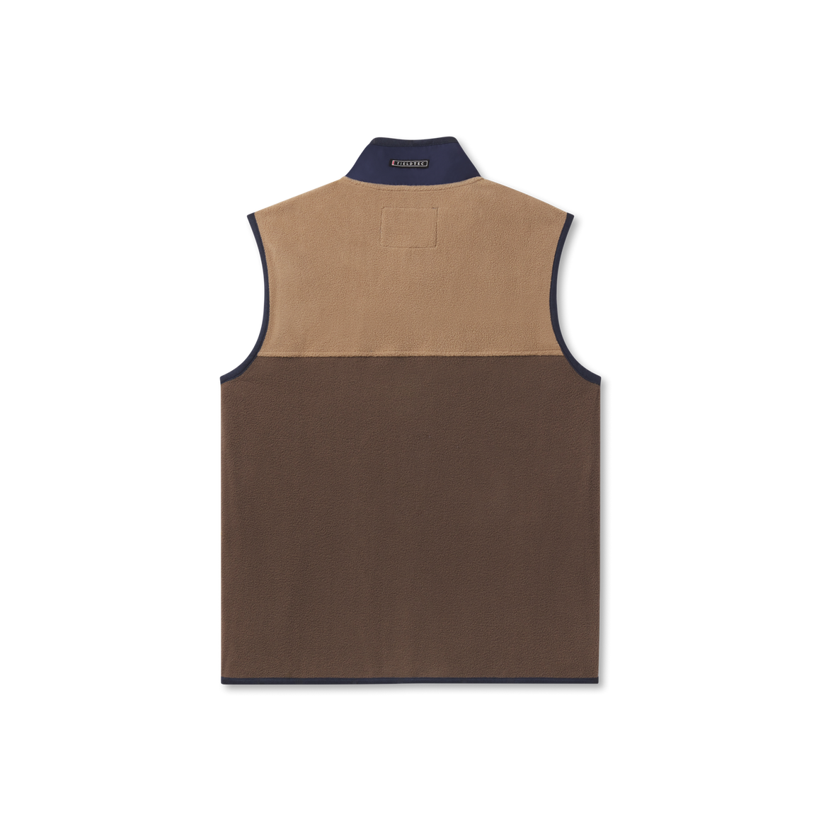 Tan | FieldTec™ Snap Fleece Vest | Back