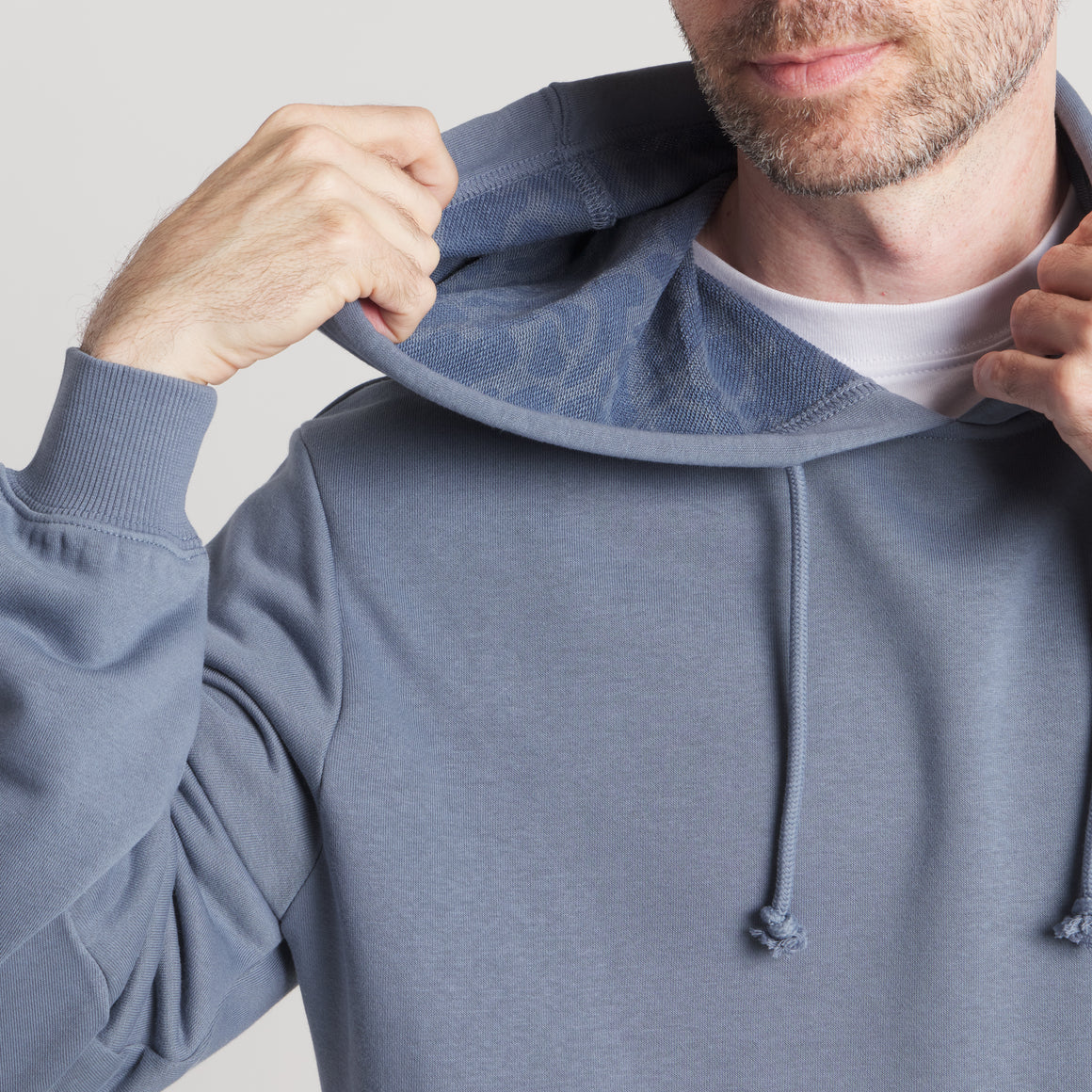 Arlington Blue Pullover | On Model Details