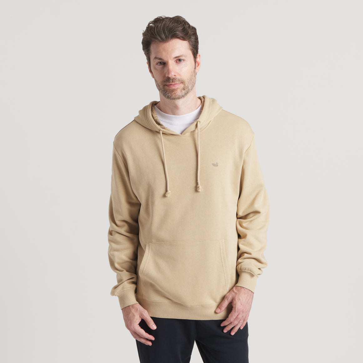 Oatmeal Pullover | On Model Front
