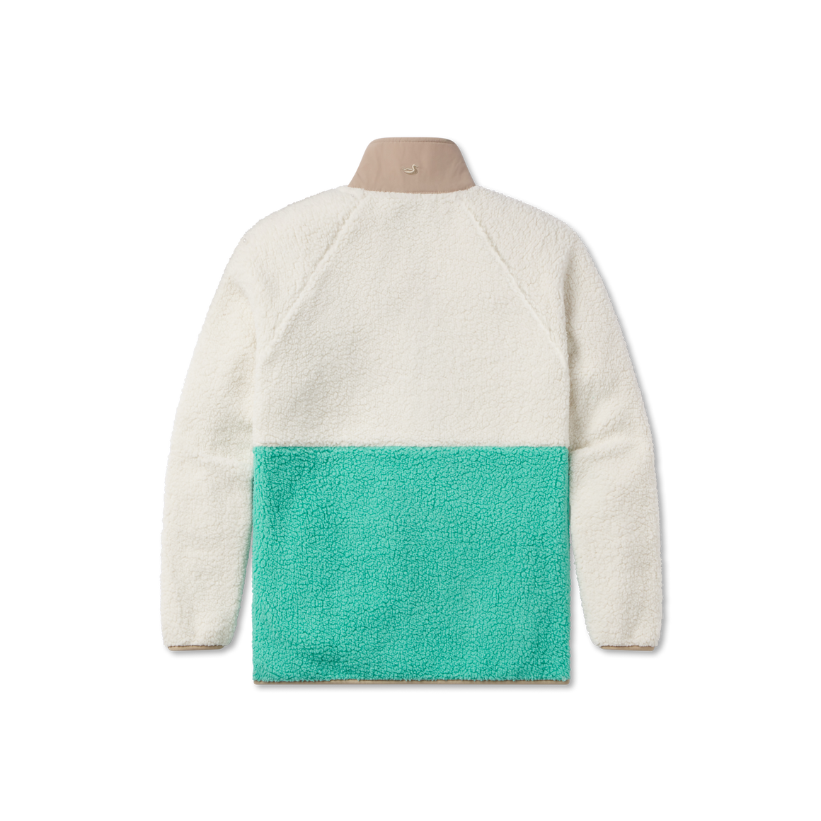 Oatmeal and Teal | Back