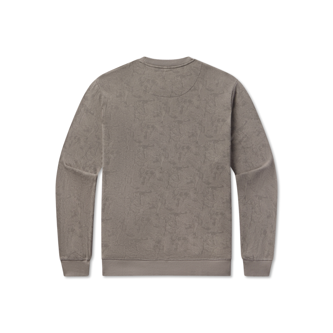 Dark Gray Waterfowl Print | Back