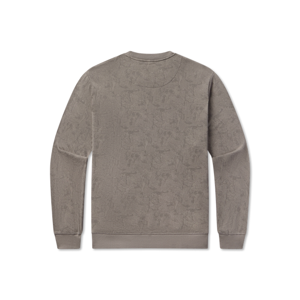 Dark Gray Waterfowl Print | Back