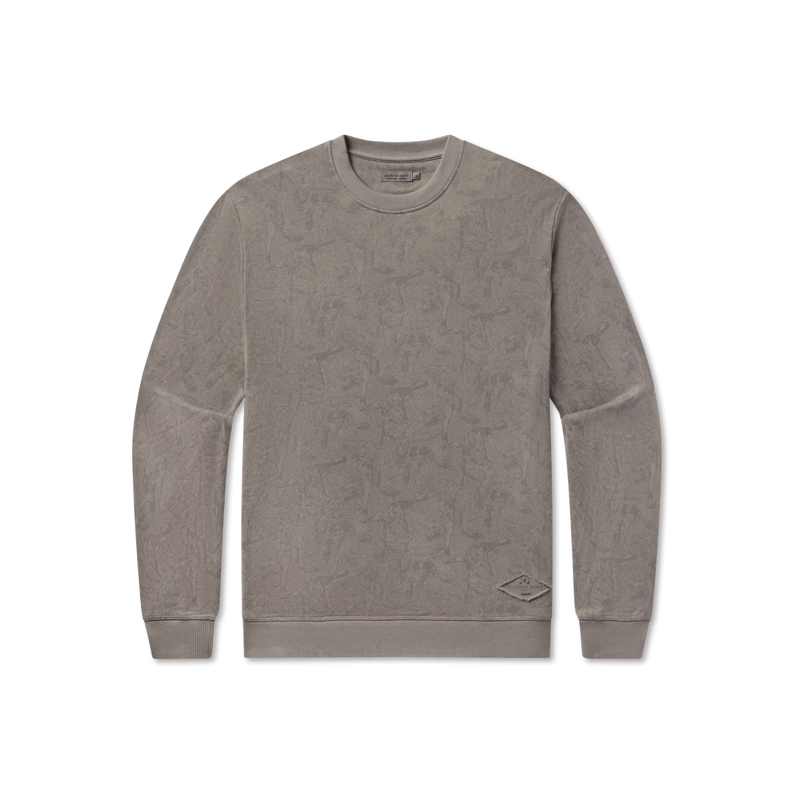 Dark Gray Waterfowl Print