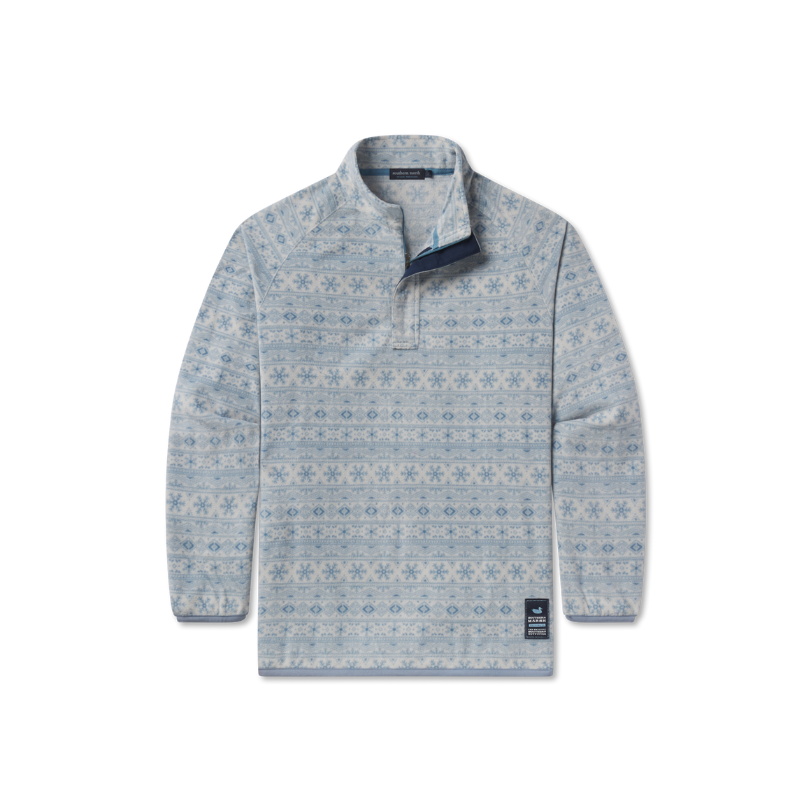 Tan and Slate Flurry | Monmouth Flurry Fleece Pullover