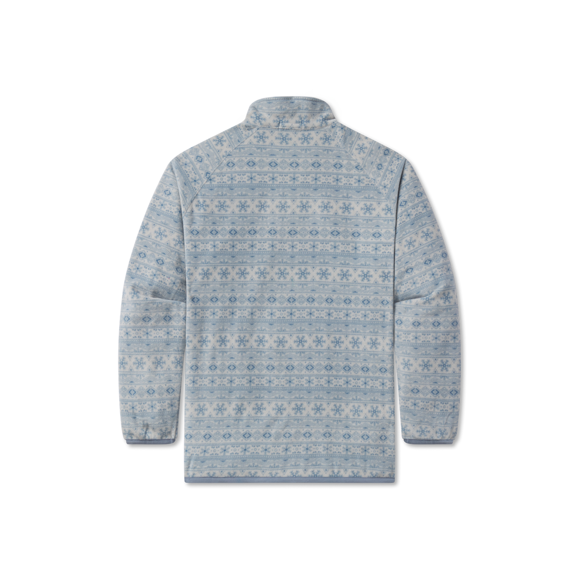 Tan and Slate Flurry | Monmouth Flurry Fleece Pullover | Back