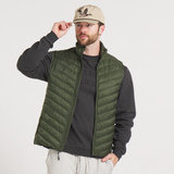 Dark Olive | ON MODEL FRONT UNZIPPED