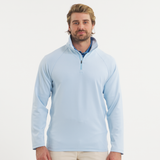 White  &  Light  Blue | ON MODEL FRONT