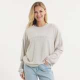 Ash Gray Terry | ON MODEL FRONT
