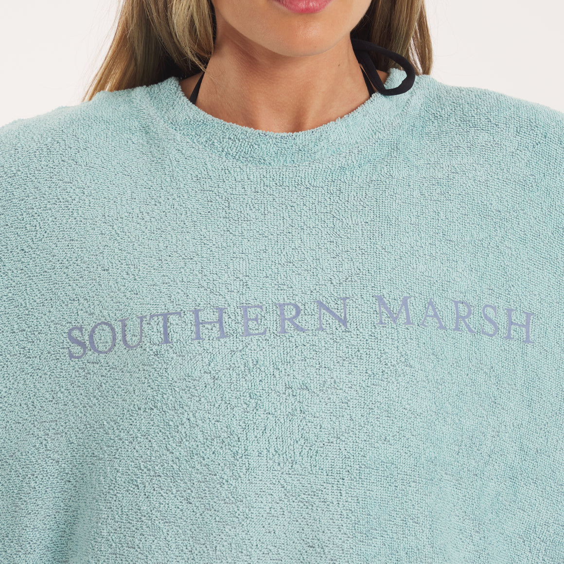 Mint Terry | On Model Front Detail