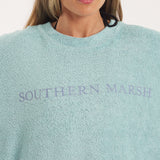 Mint Terry | On Model Front Detail
