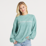 Washed  Kelly Green | on model front