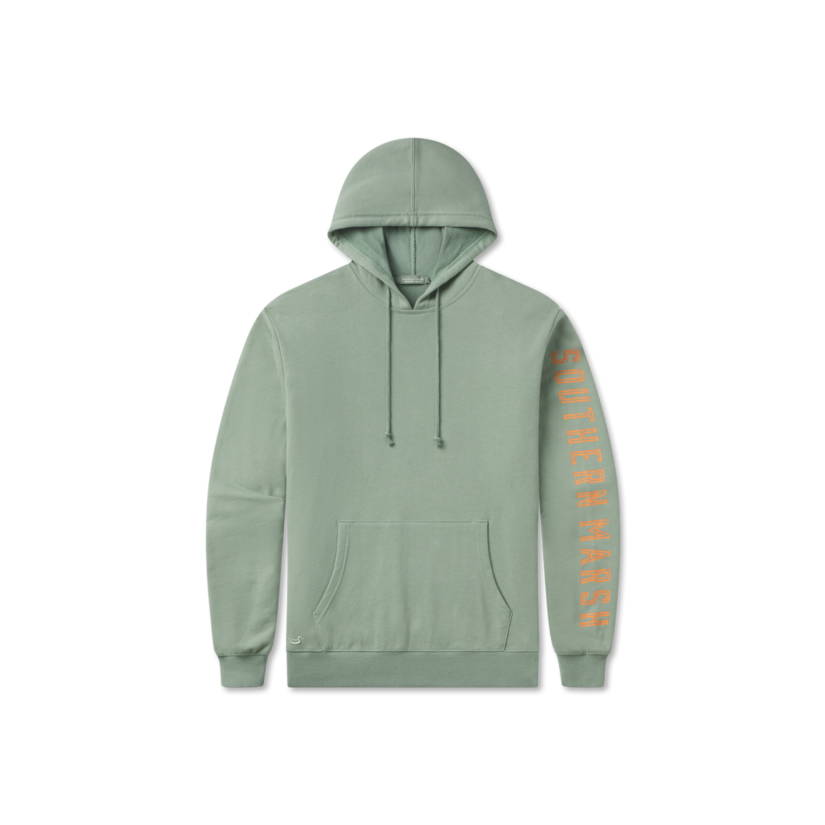 Bay Green with Orange