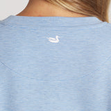 Washed Blue Comfort | On Model Back Detail
