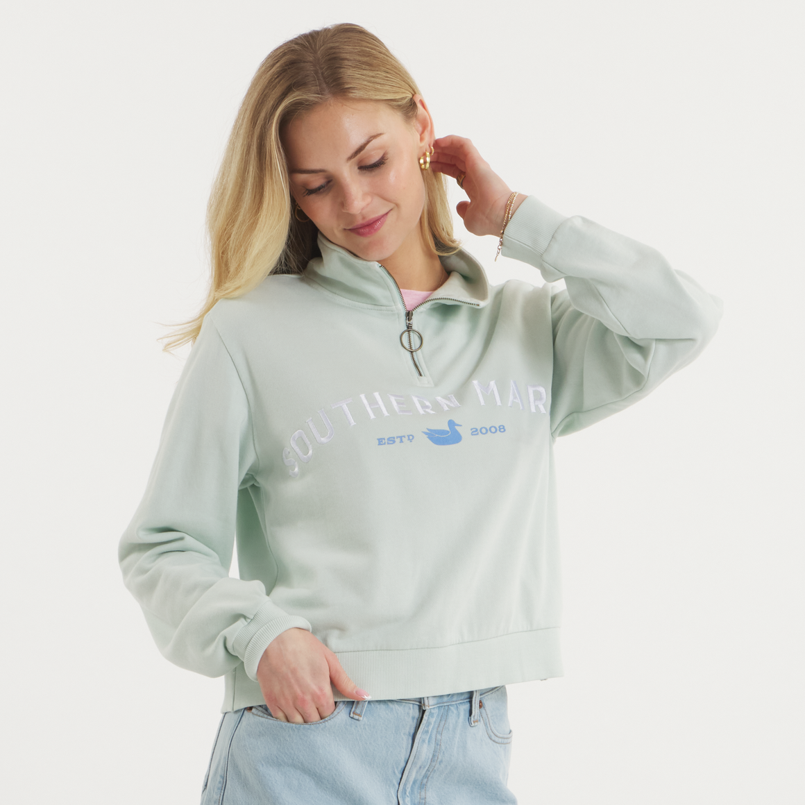 Seafoam | ON MODEL SIDE
