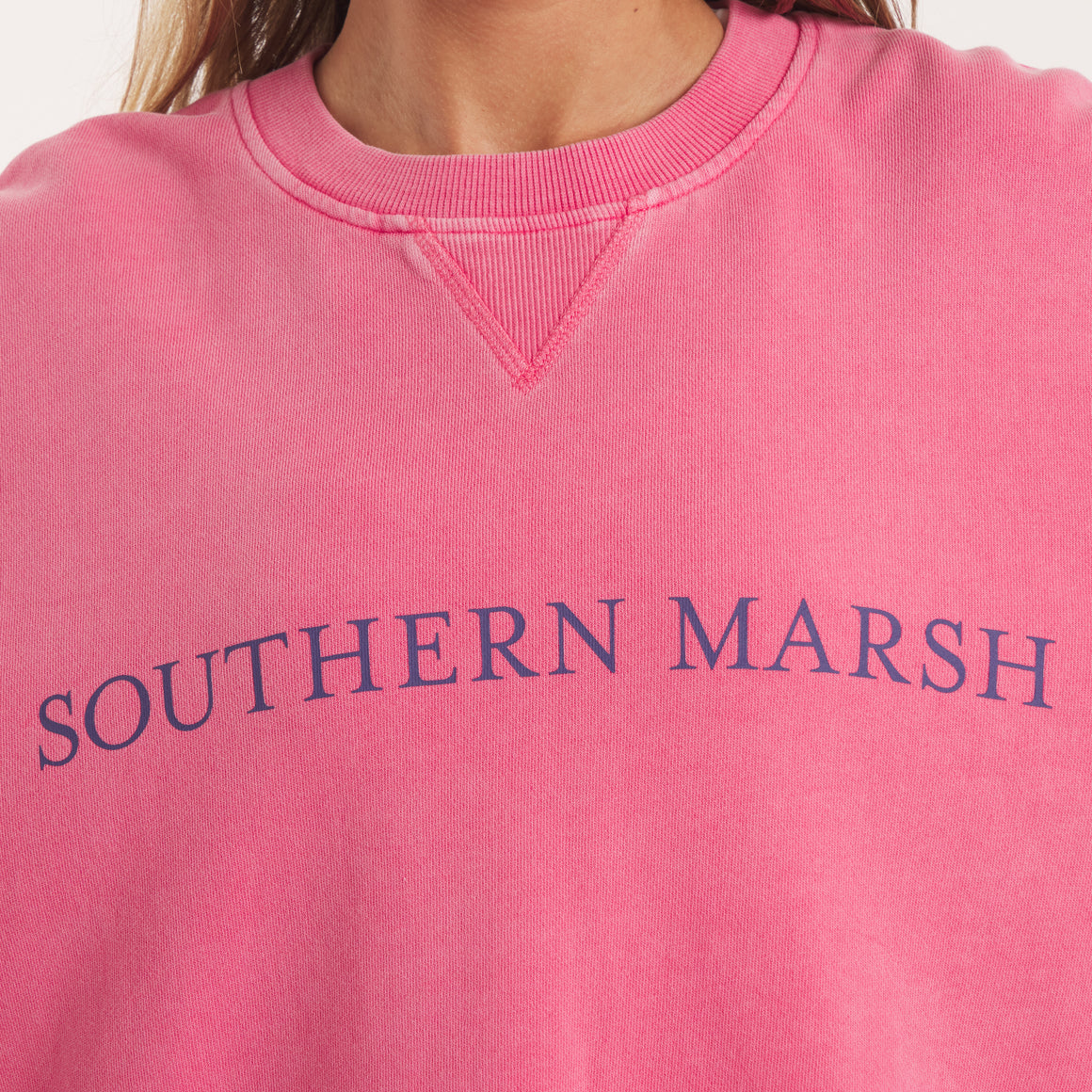 Hibiscus Pink | On Model Front Detail