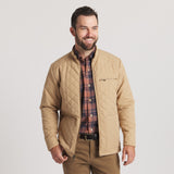 Khaki Quilted | On Model | Front