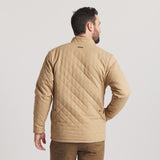 Khaki Quilted | On Model | Back