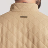 Khaki Quilted | On Model | Back Detail