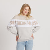 Oatmeal & Light Gray | On Model Front