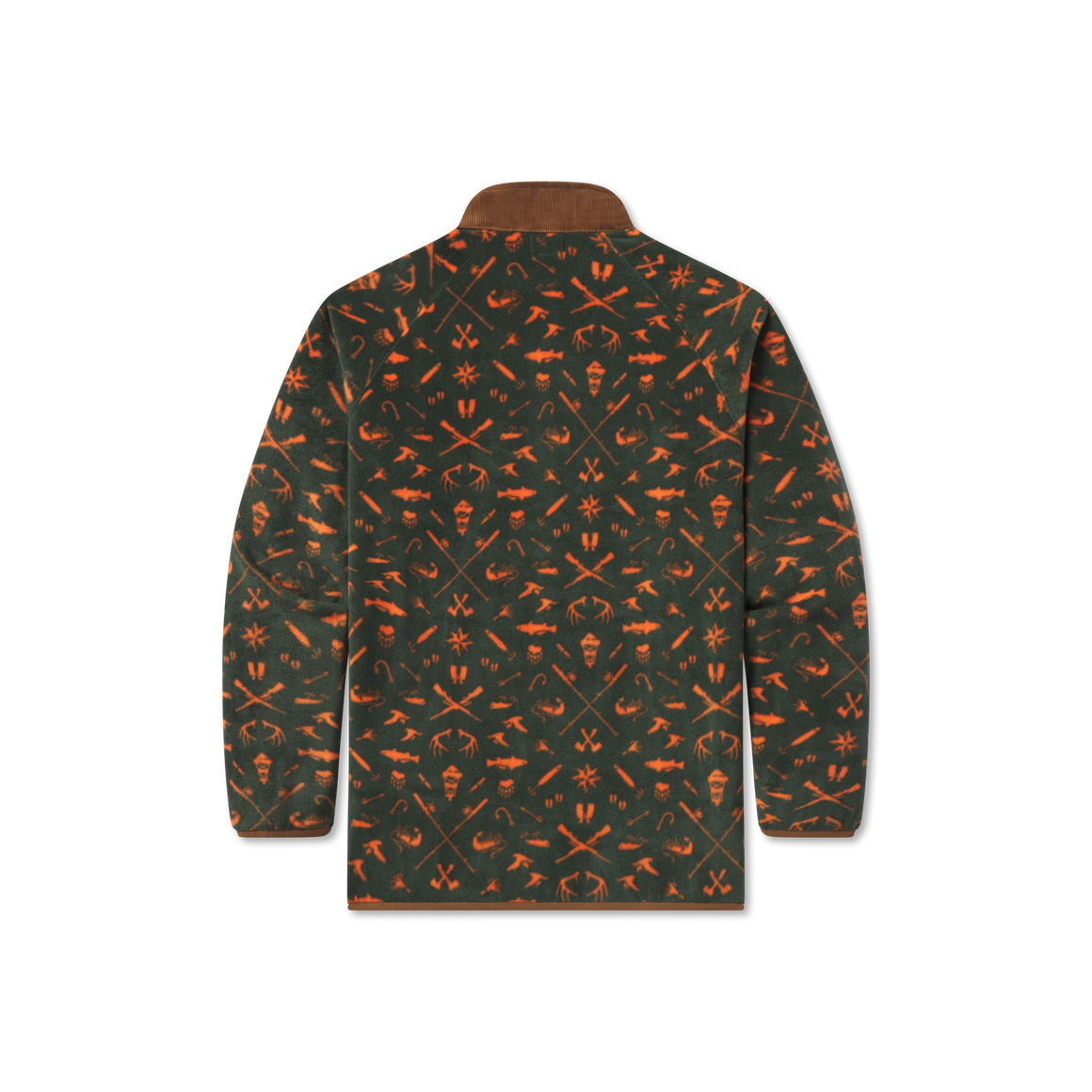Dark Green and Neon Orange Woods | Back