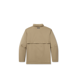 Khaki | Back | zip-up hood
