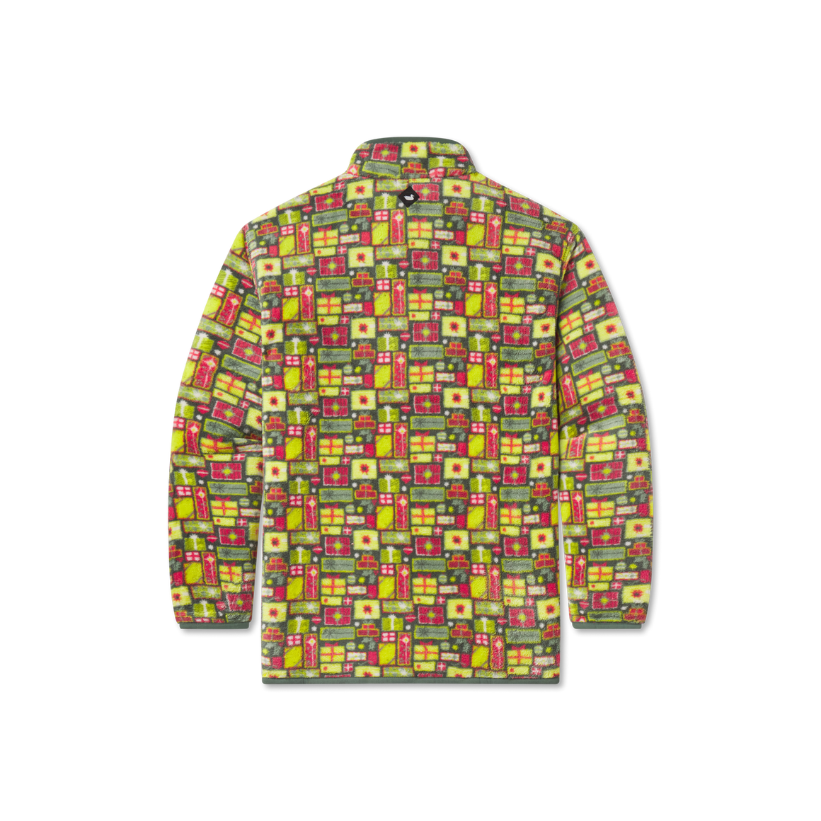 Lime and Dark Green Yuletide| Back