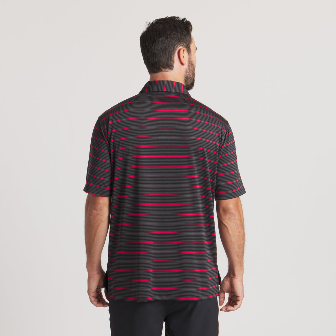 Black & Red Gridiron | On Model Back