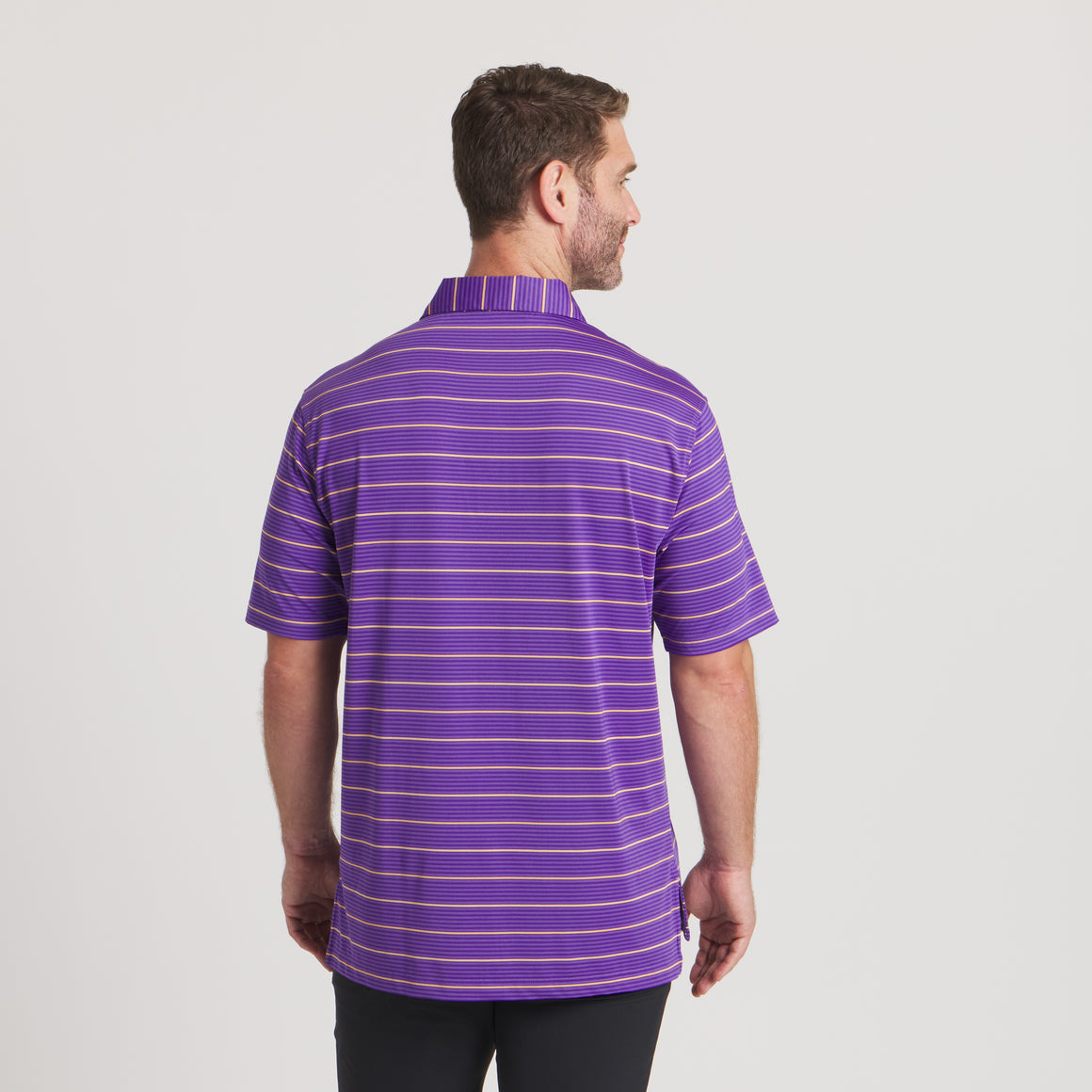 Purple & Yellow Gridiron | On Model Back