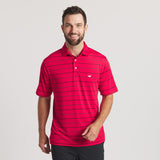 Red & Charcoal Gridiron | ON Model Front