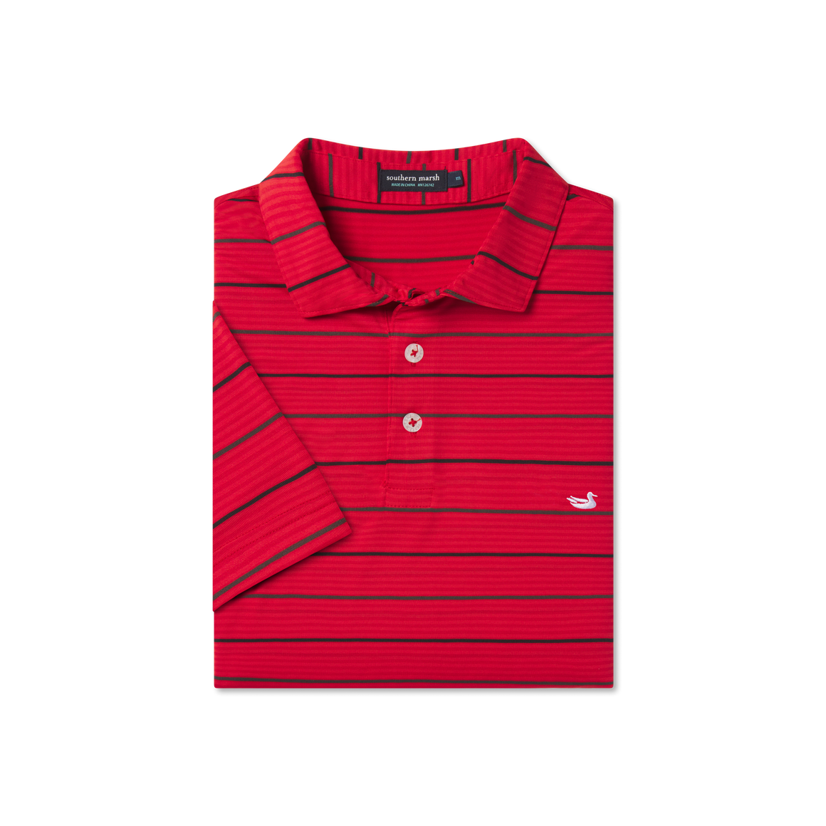 Red & Charcoal Gridiron