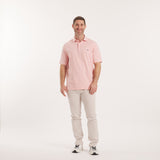 Coral Relaxed Stripe | On Model Front Full