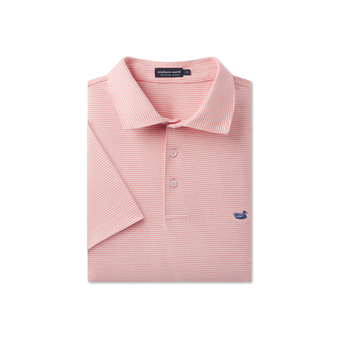 Coral Relaxed Stripe