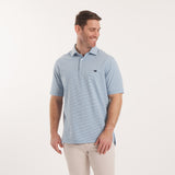 French Blue Relaxed Stripe | On Model | Front