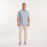 French Blue Relaxed Stripe | On Model Front Full
