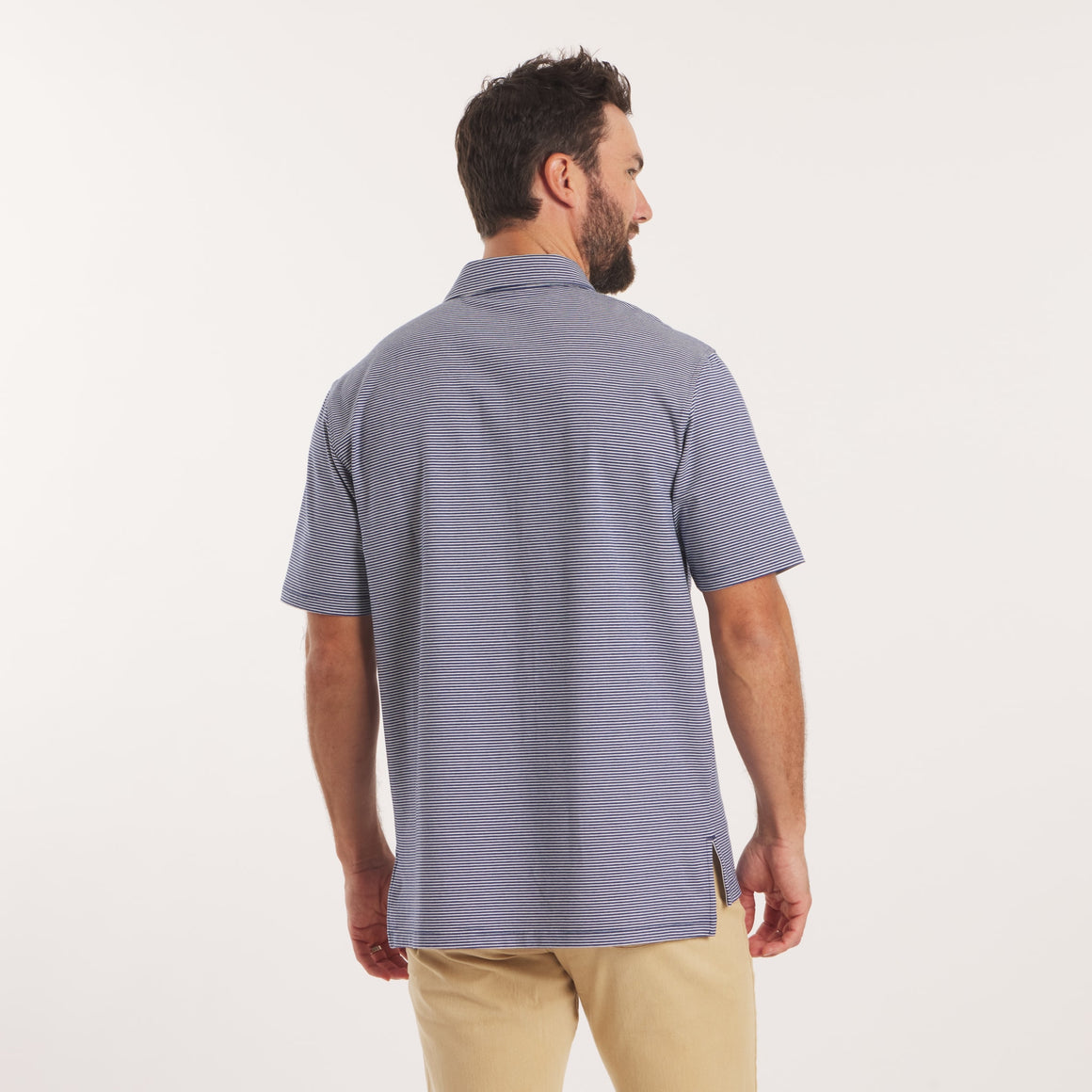 Navy Relaxed Stripe | On Model | Back