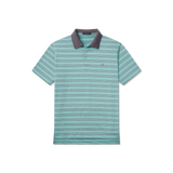 Antigua Blue and Midnight Gray Stripe | Front