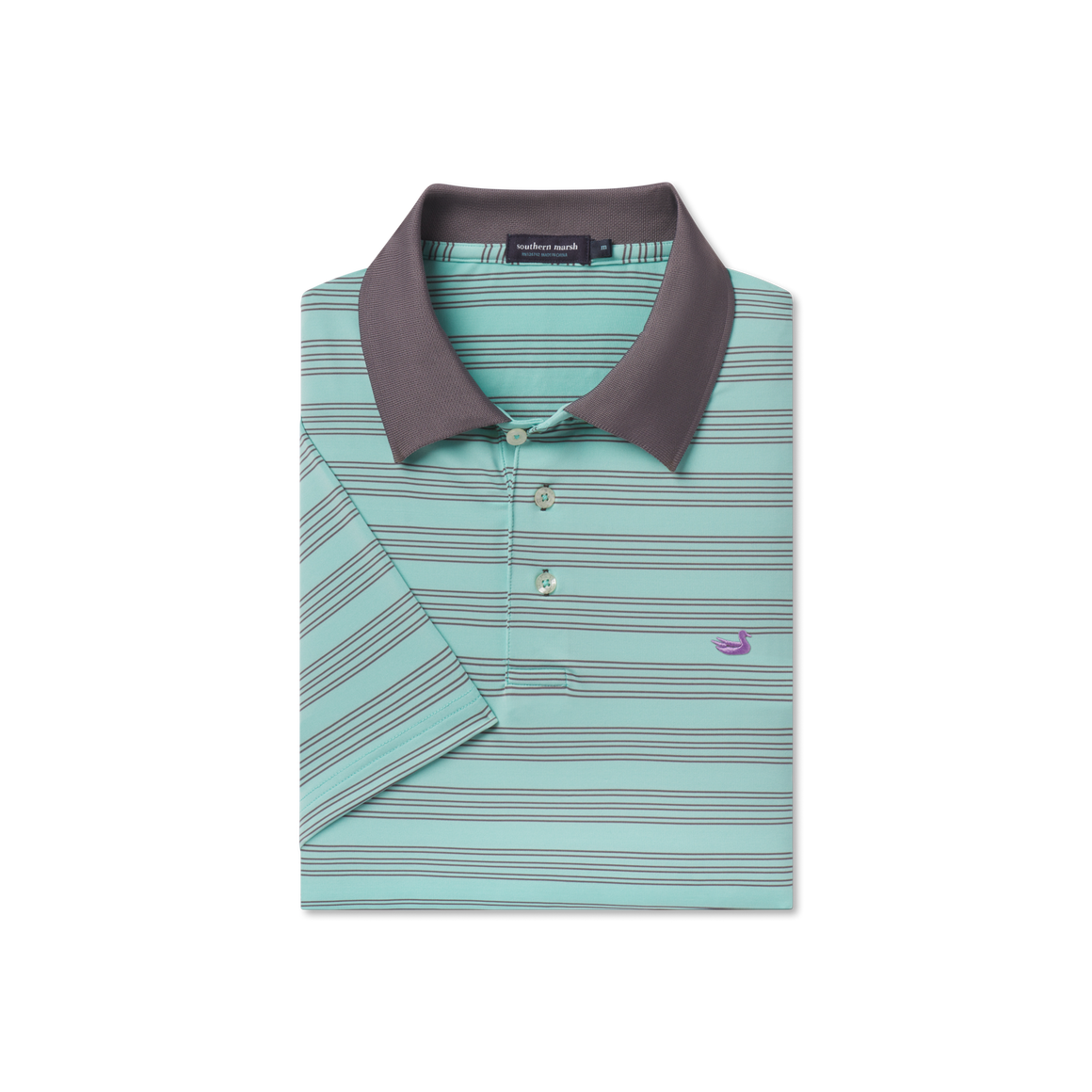 Antigua Blue and Midnight Gray Stripe