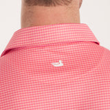 Coral & Peach Gingham | On Model Back Detail