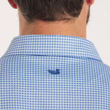 Slate & Mint Gingham | On Model Back Detail