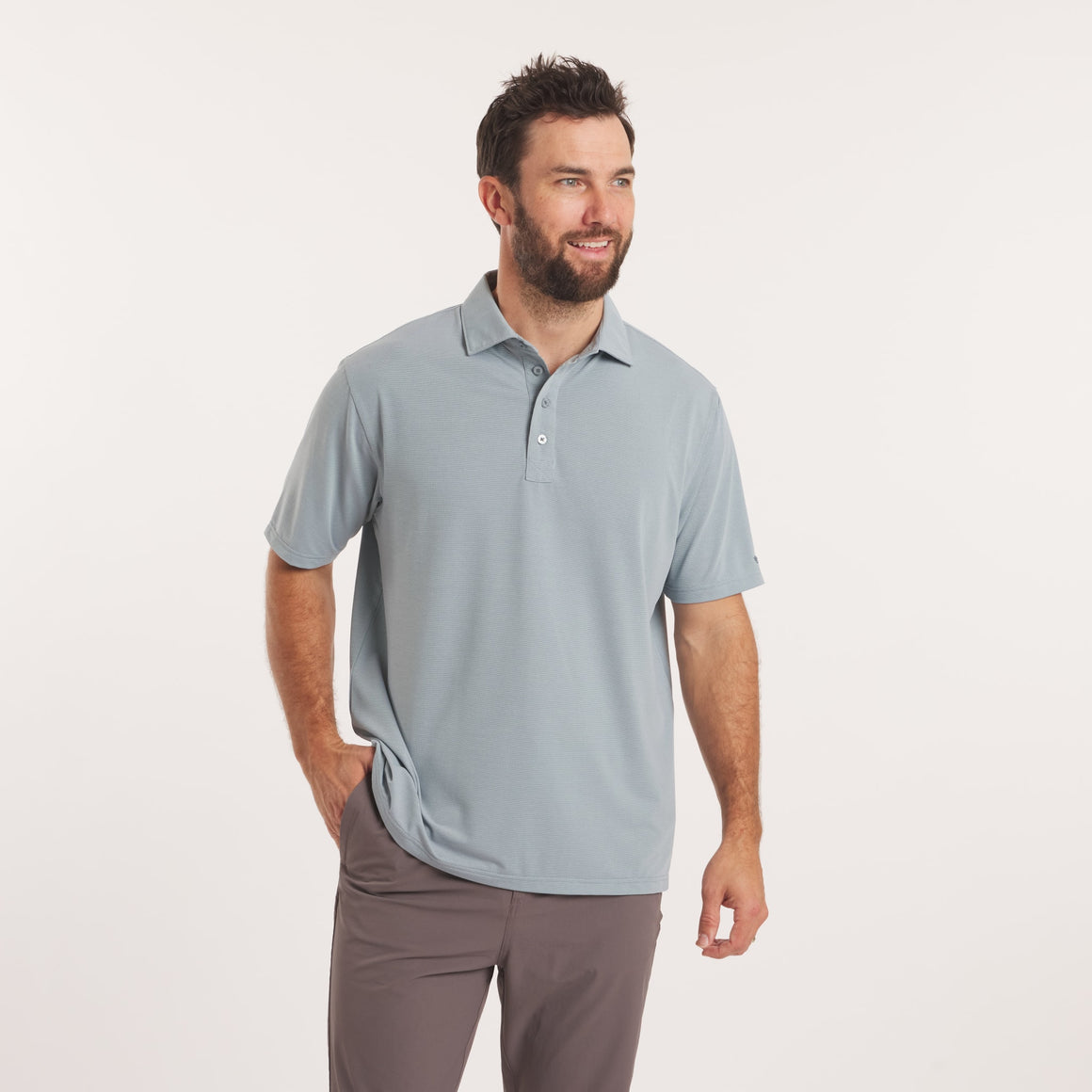 Mist Blue Mesh | On Model | Front 2