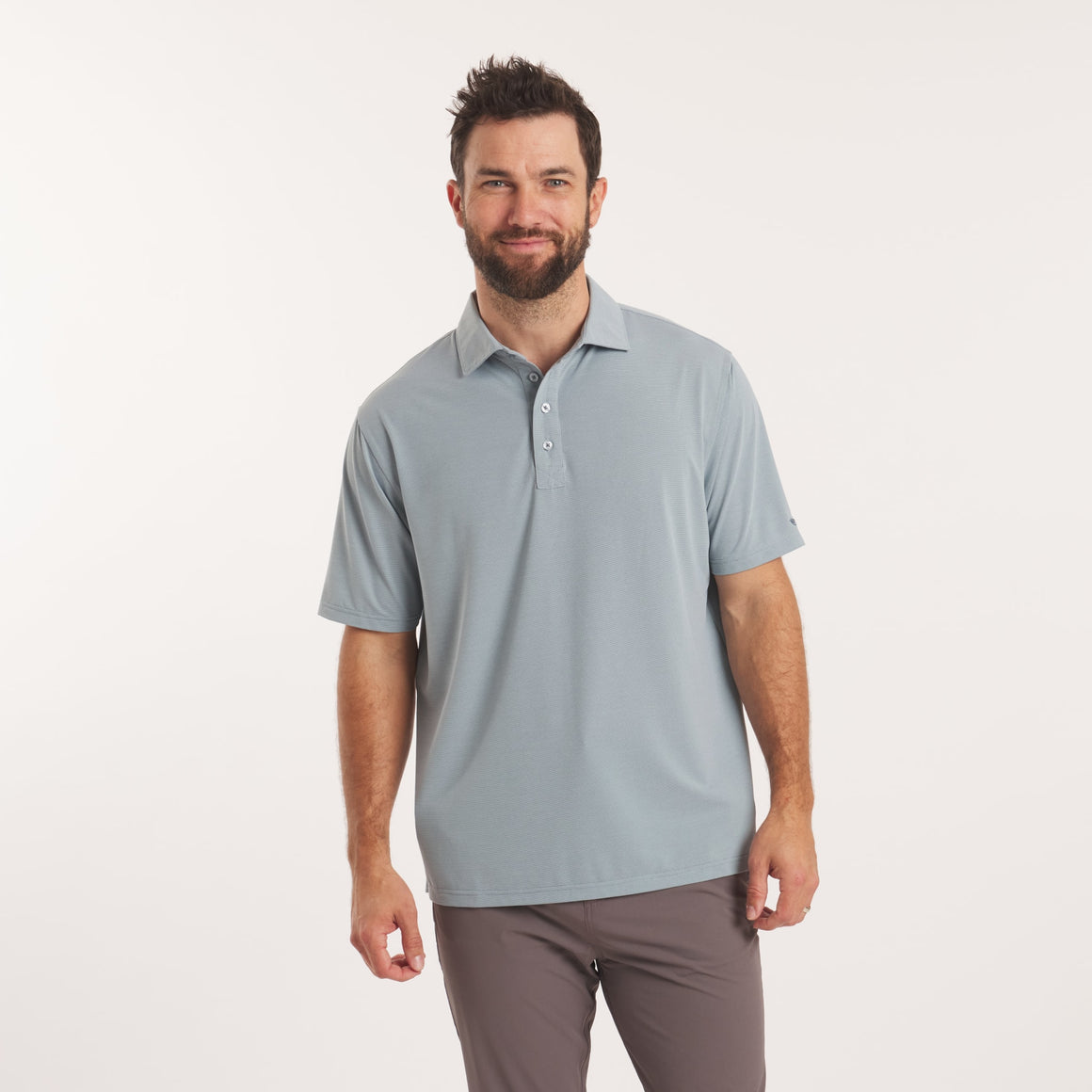 Mist Blue Mesh | On Model | Front