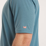 Teal Blue Mesh | On Model Side Detail