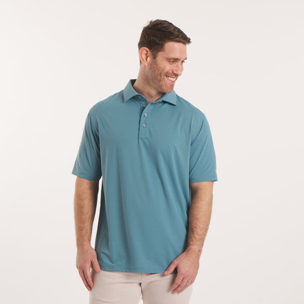Teal Blue Mesh | On Model Front