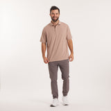 Washed Peach Mesh | On Model Front Full