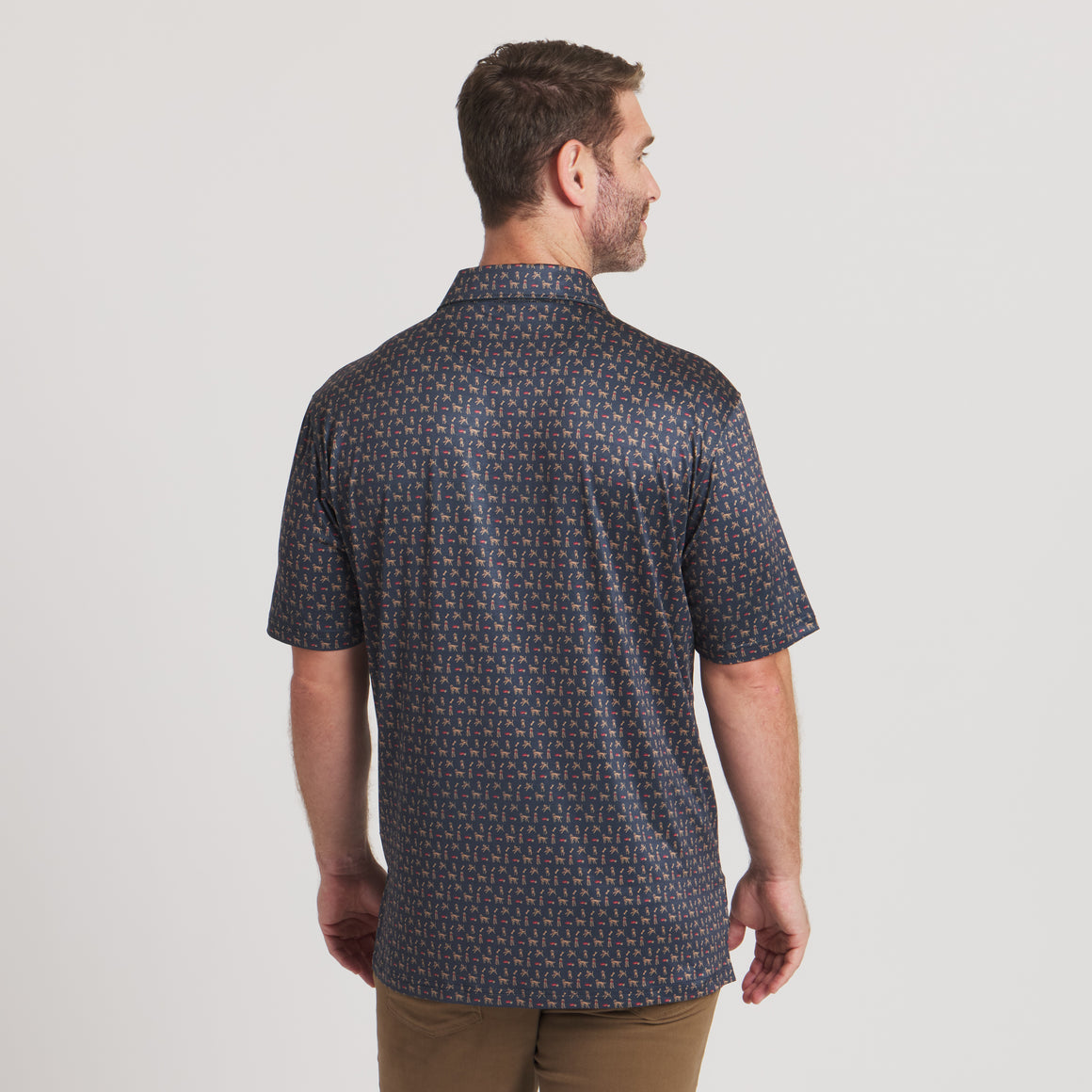 Navy Doodle | On Model Back