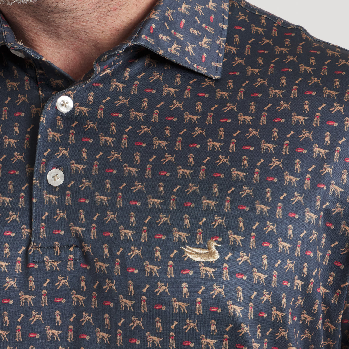 Navy Doodle | On Model Details