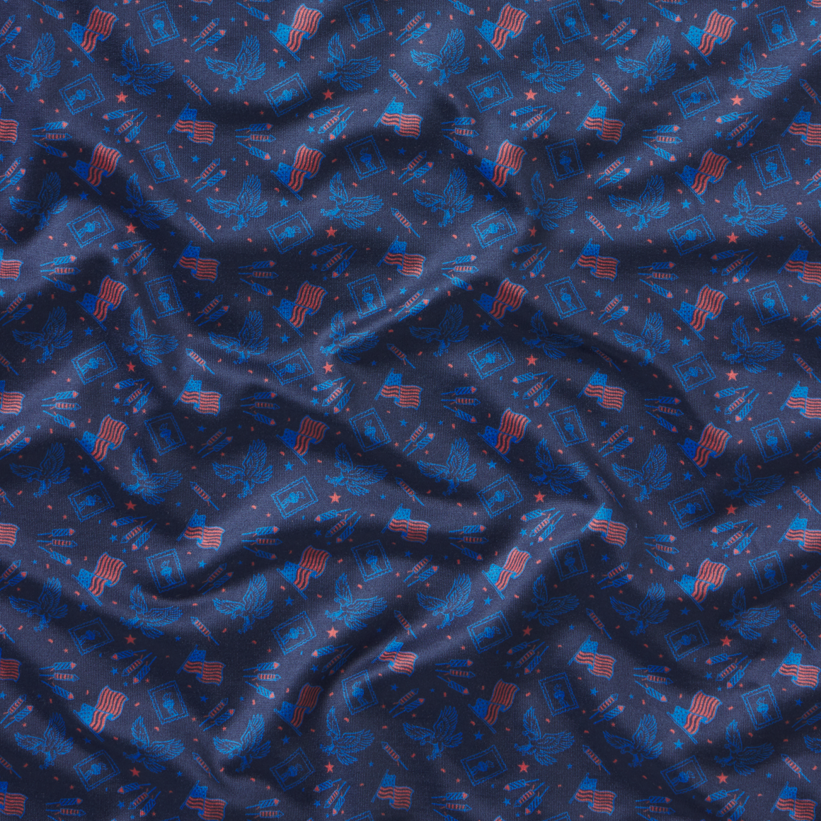 Navy | Zoom Pattern