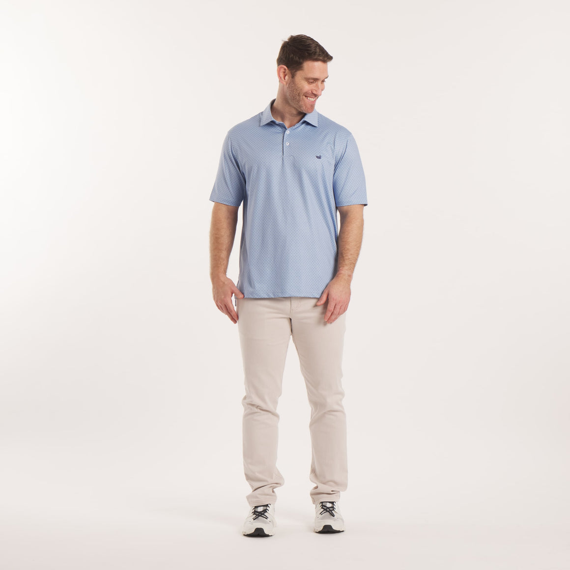 French Blue Shells | On Model | Front style