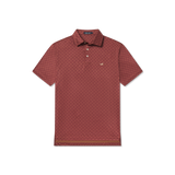 Burnt Red & Tan Microprint | Front