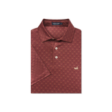 Burnt Red & Tan Microprint